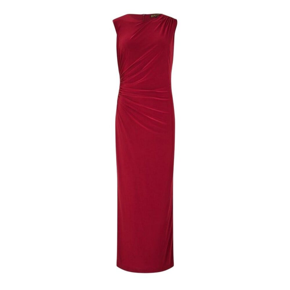 Biba Womens/Ladies Cinched Waist Maxi Dress / Wine